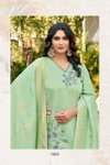AR 1001 To 1004 Barlin V Nack Embroidery Bulk Size Combo Kurti Set Orders In India